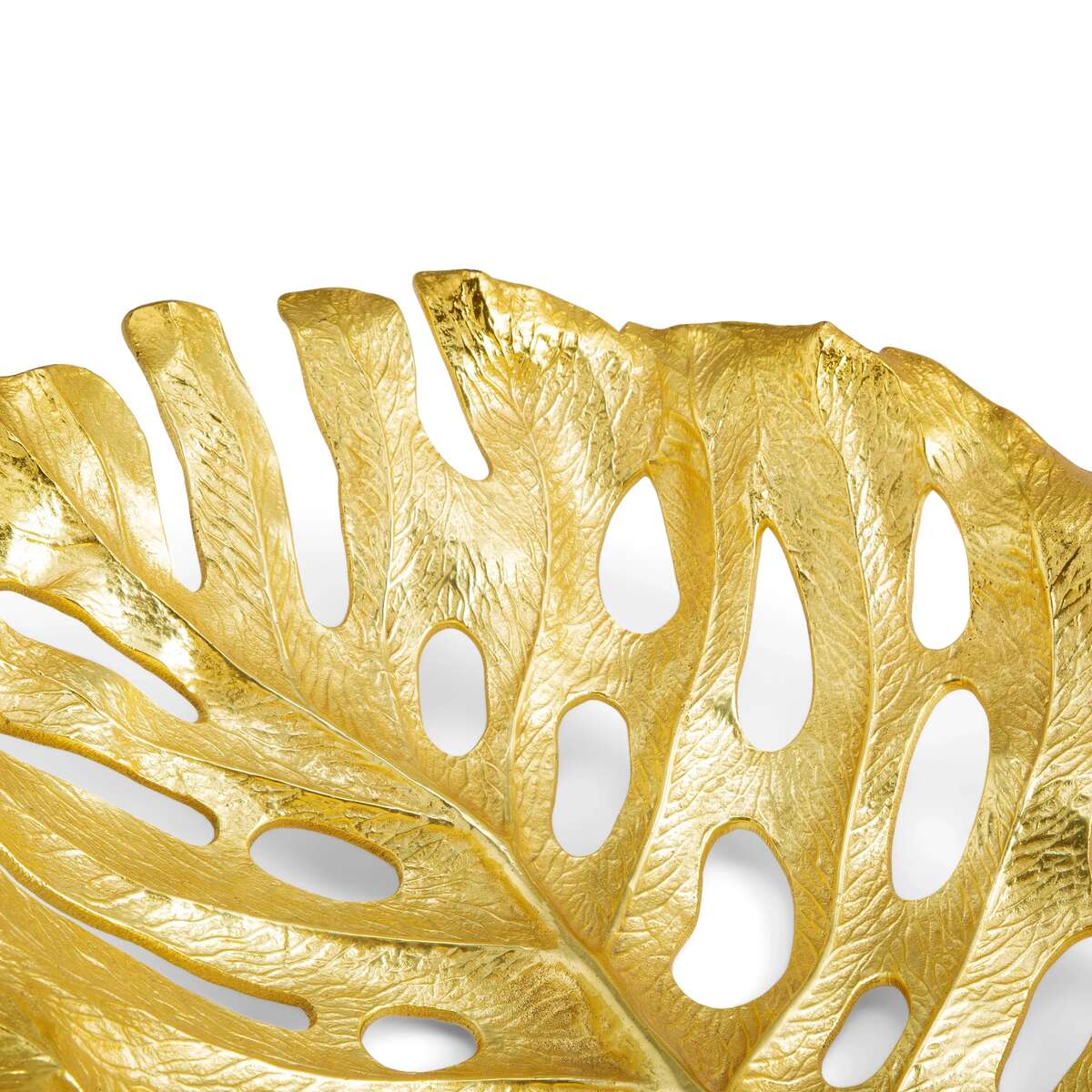 Michael Aram New Leaves Monstera Centerpiece Serving Bowl, alternate view