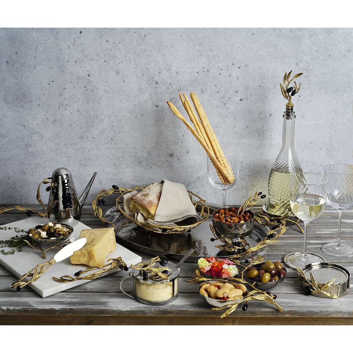 Michael Aram Olive Branch Catch All Decorative Tray, alternate view