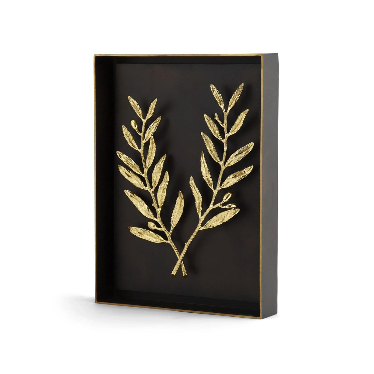 Michael Aram Olive Branch Shadow Box Wall Sculpture, alternate view