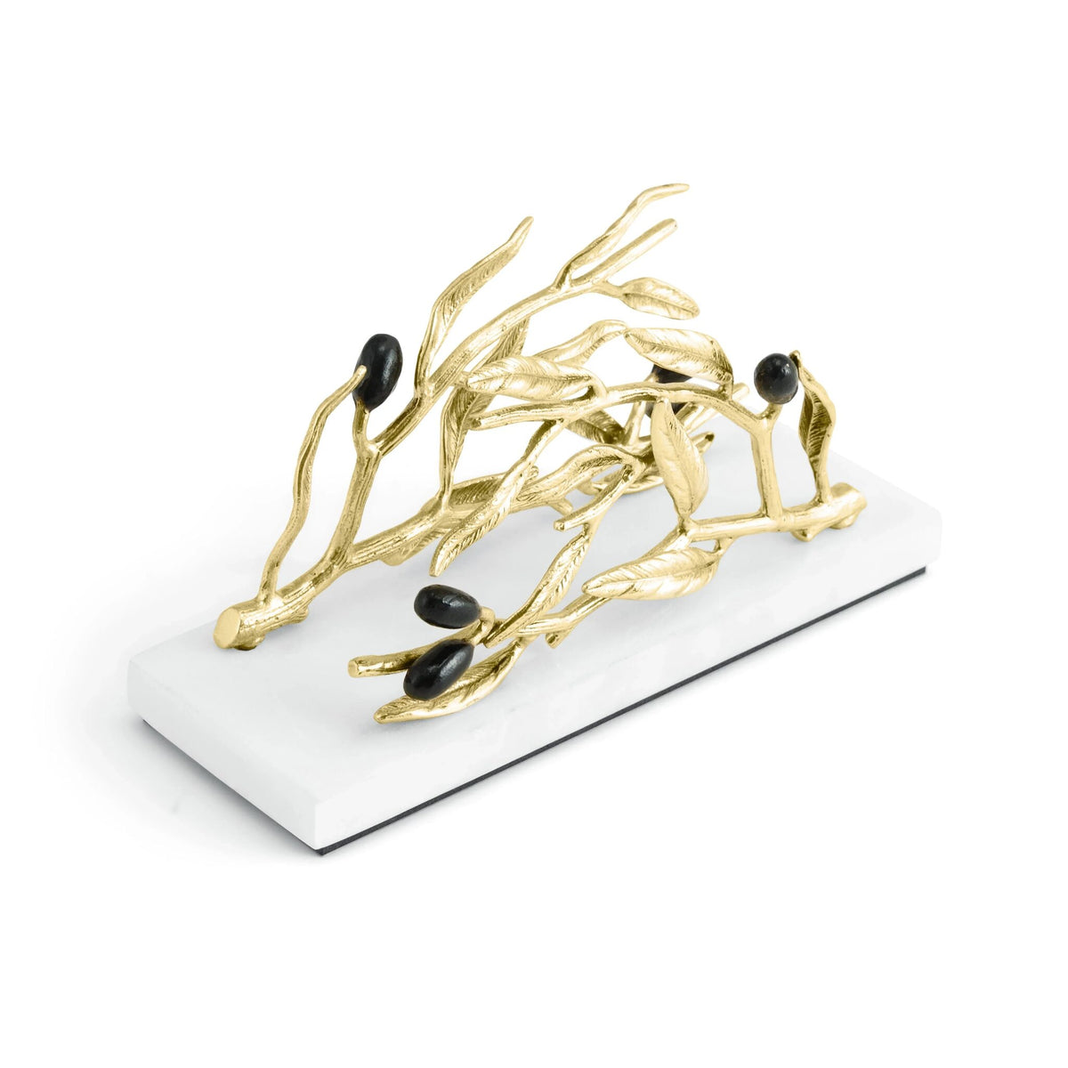 Michael Aram Olive Branch Vertical Napkin Holder Commercial Paper Napkin Dispenser, alternate view