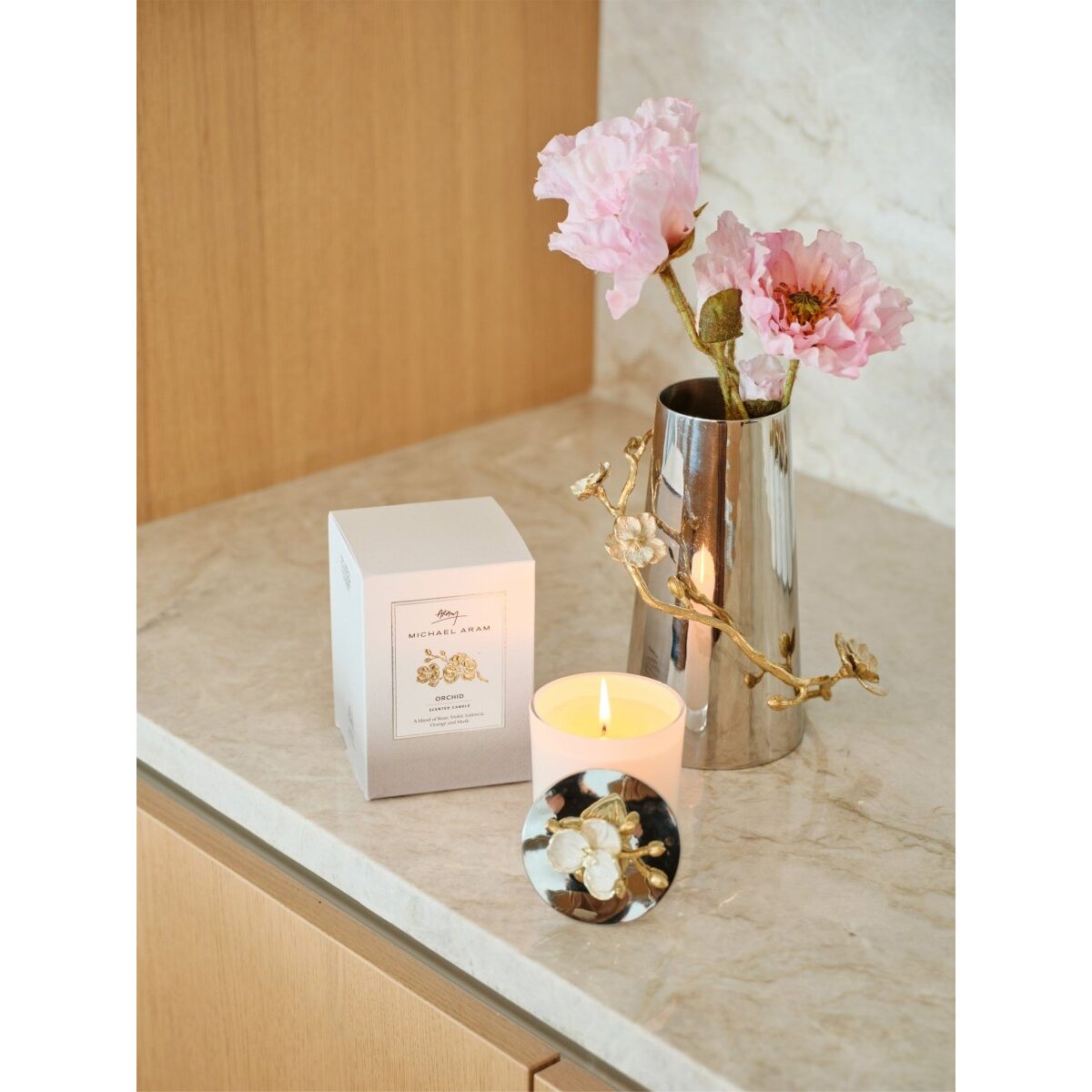 Michael Aram Orchid Scented Candle, 8 Oz., alternate view