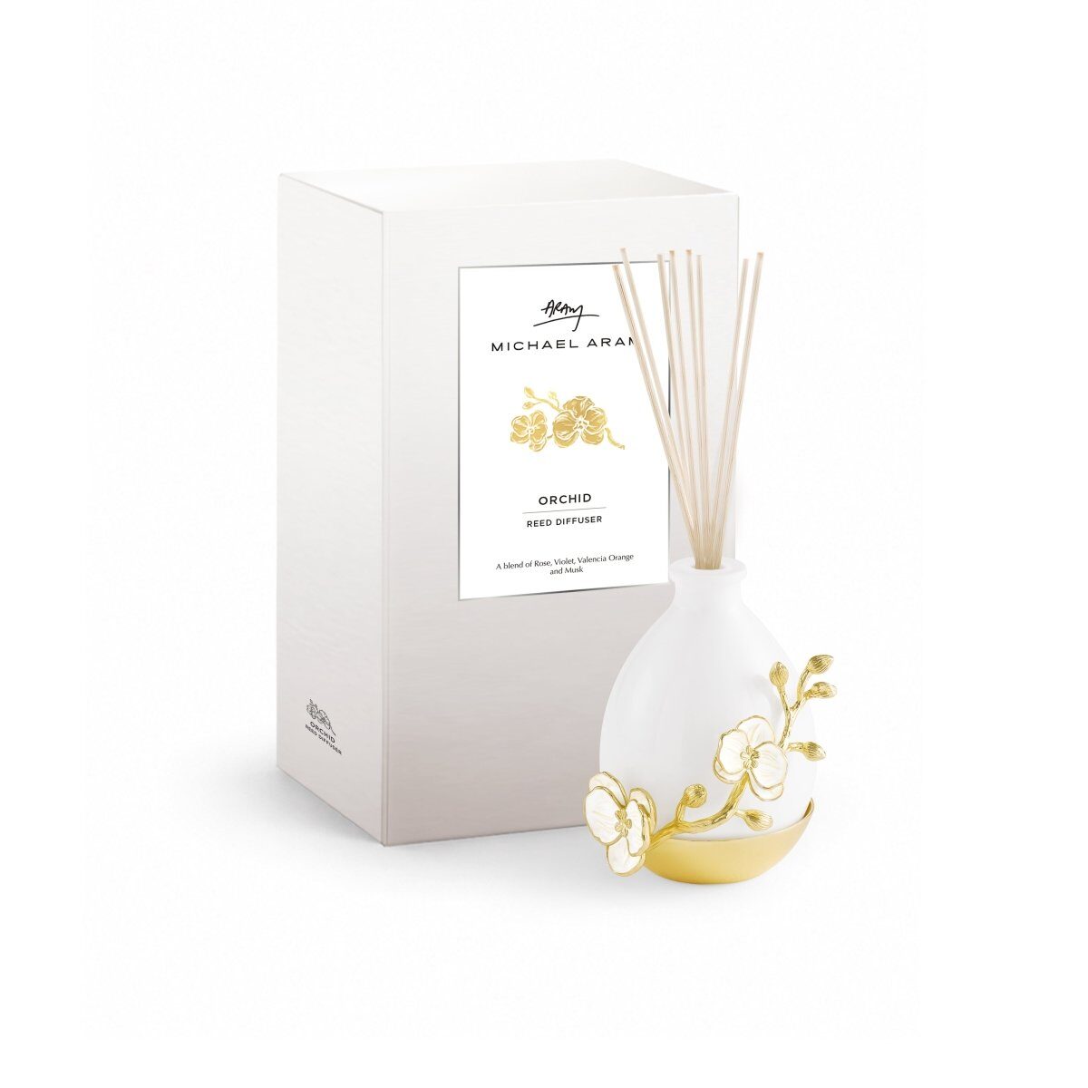 Michael Aram Orchid Scented Reed Diffuser Scented Candle, alternate view