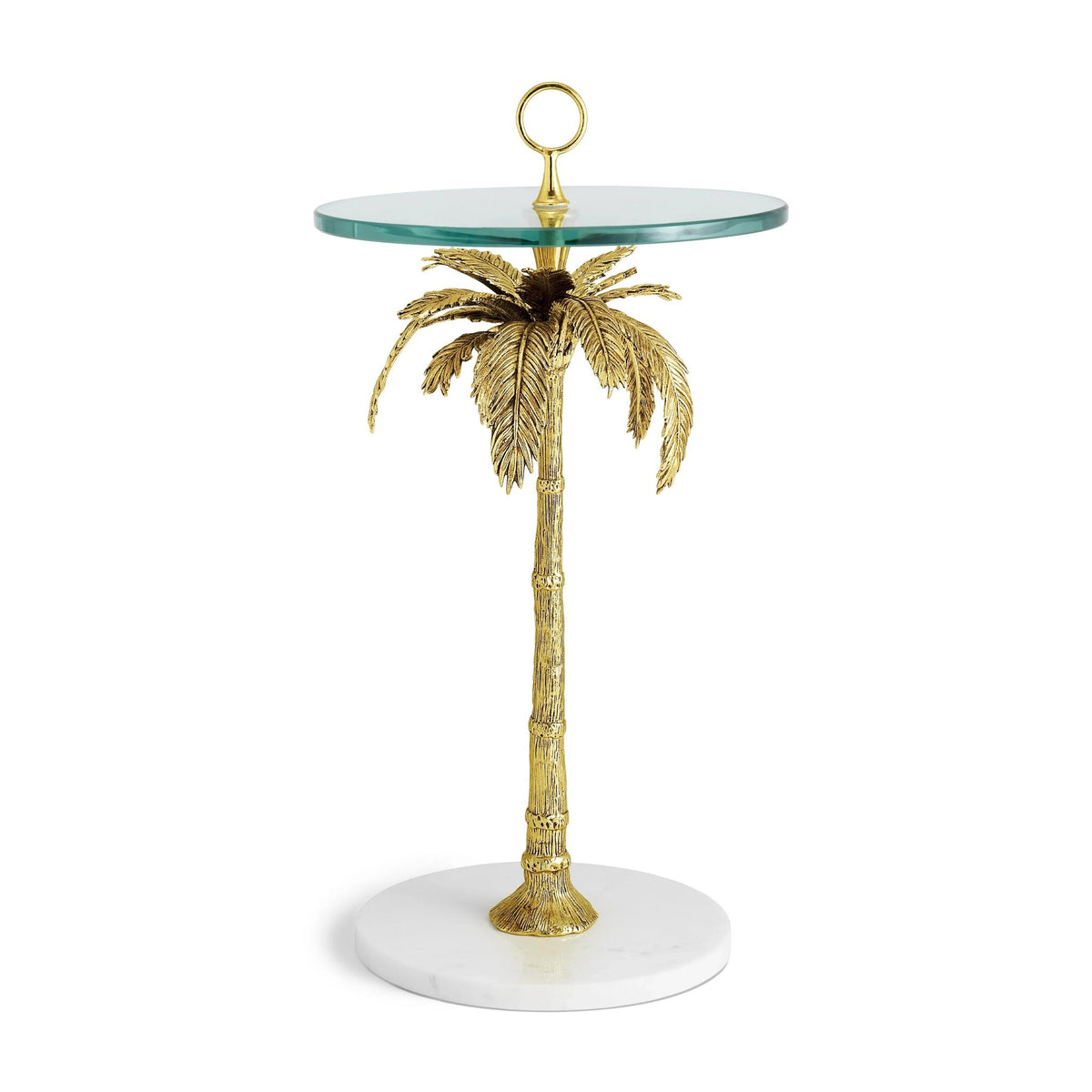 Michael Aram Palm Cocktail Table, lifestyle view