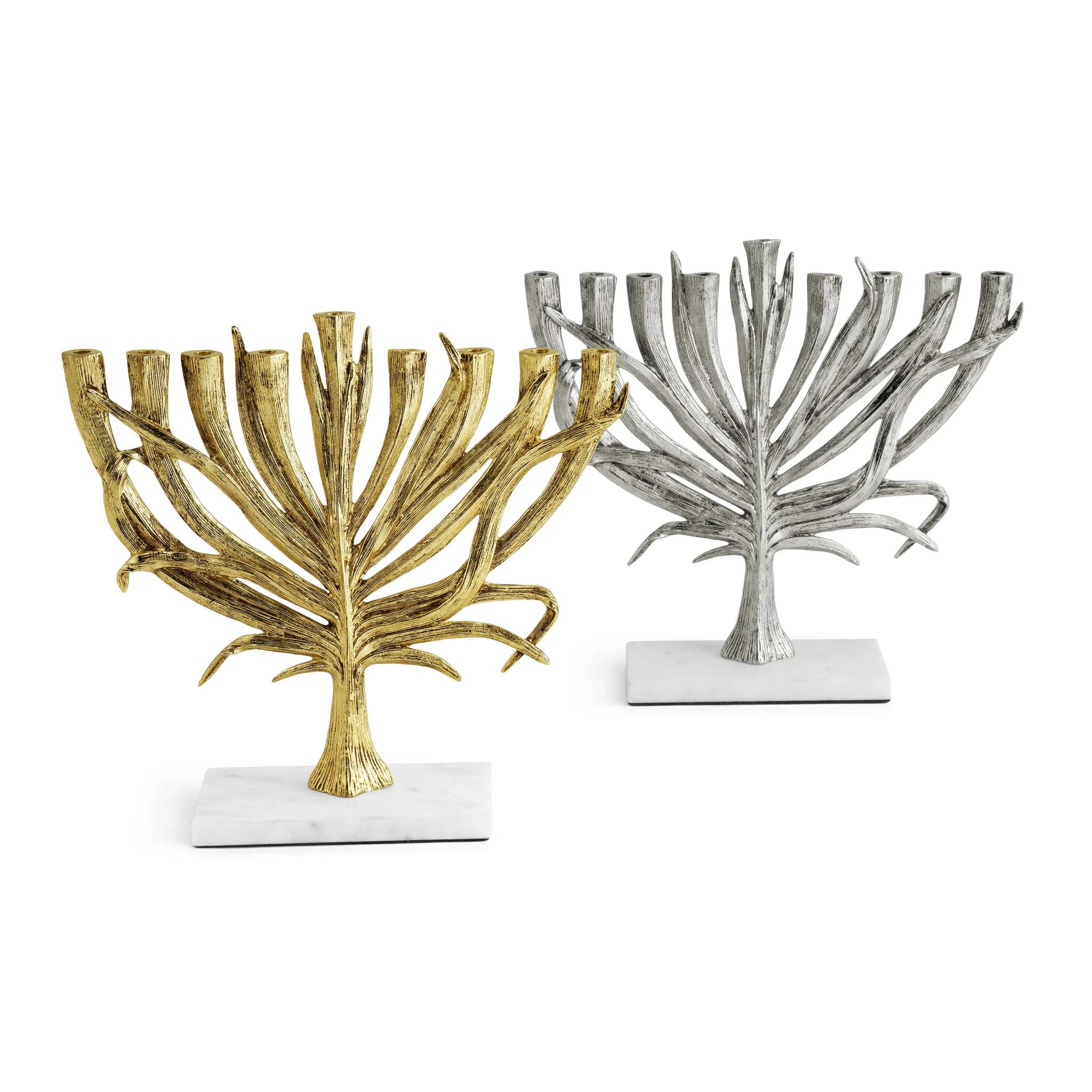 Michael Aram Palm Small Menorah Candelabra β Gold