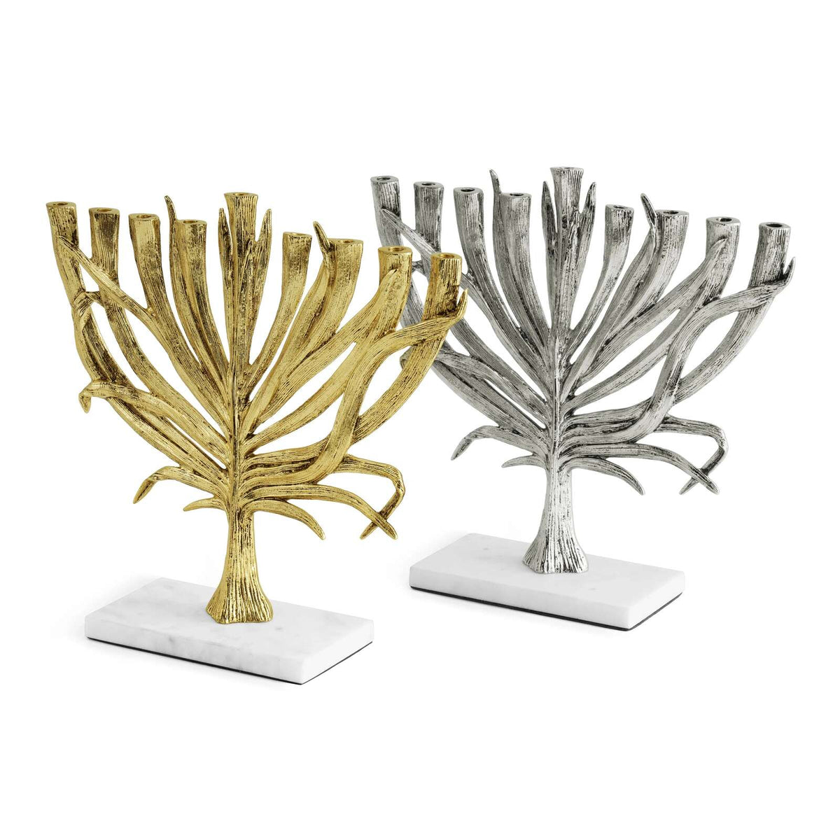Michael Aram Palm Small Menorah Candelabra, alternate view