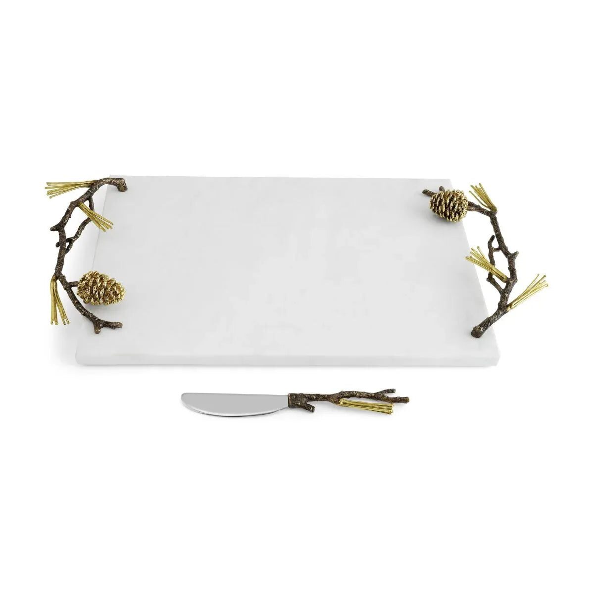 Michael Aram Pine Cone Cheese Board with Knife Cheese Plate, alternate view