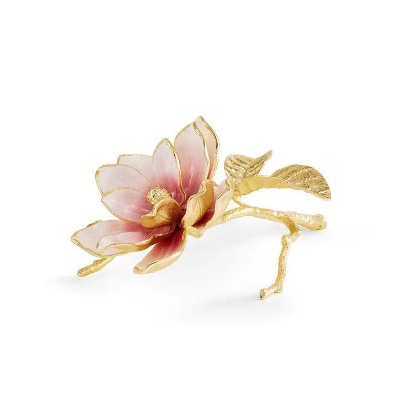 Michael Aram Pink Magnolia Decorative Object Sculpture, alternate view