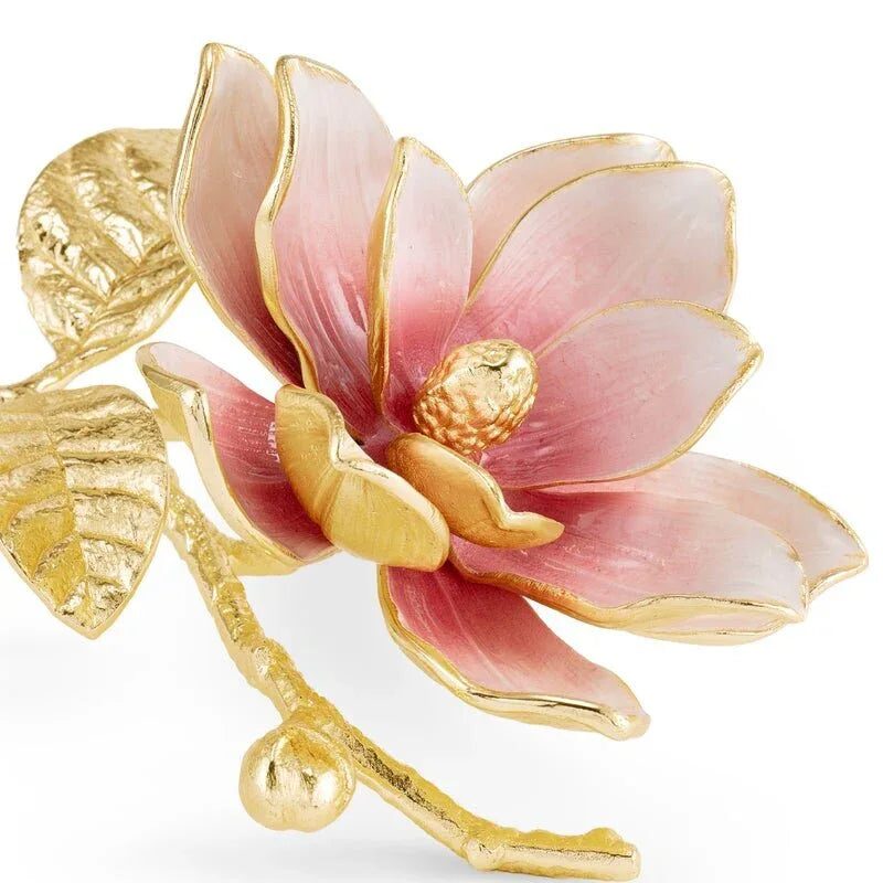 Michael Aram Pink Magnolia Decorative Object Sculpture, alternate view