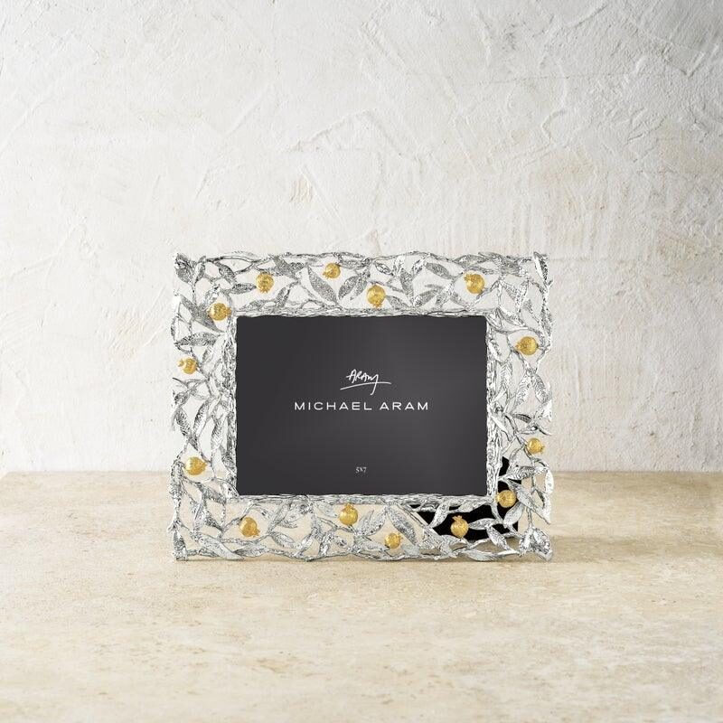Michael Aram Pomegranate Silver & Gold 5x7 Frame, alternate view