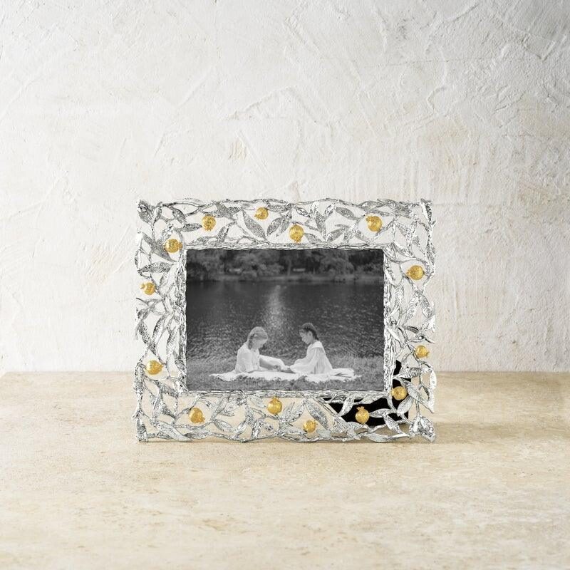 Michael Aram Pomegranate Silver & Gold 5x7 Frame, alternate view