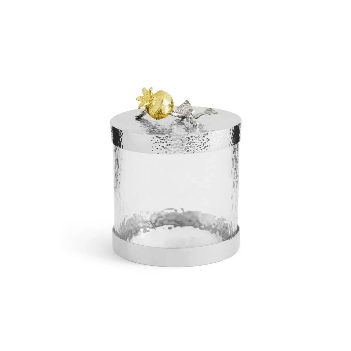 Michael Aram Pomegranate Silver & Gold Canisters Decorative Jar, alternate view
