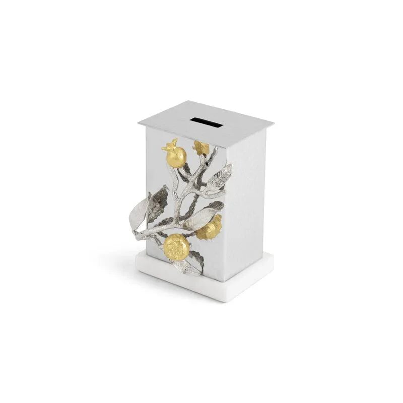Michael Aram Pomegranate Silver & Gold Tzedakah Box, alternate view
