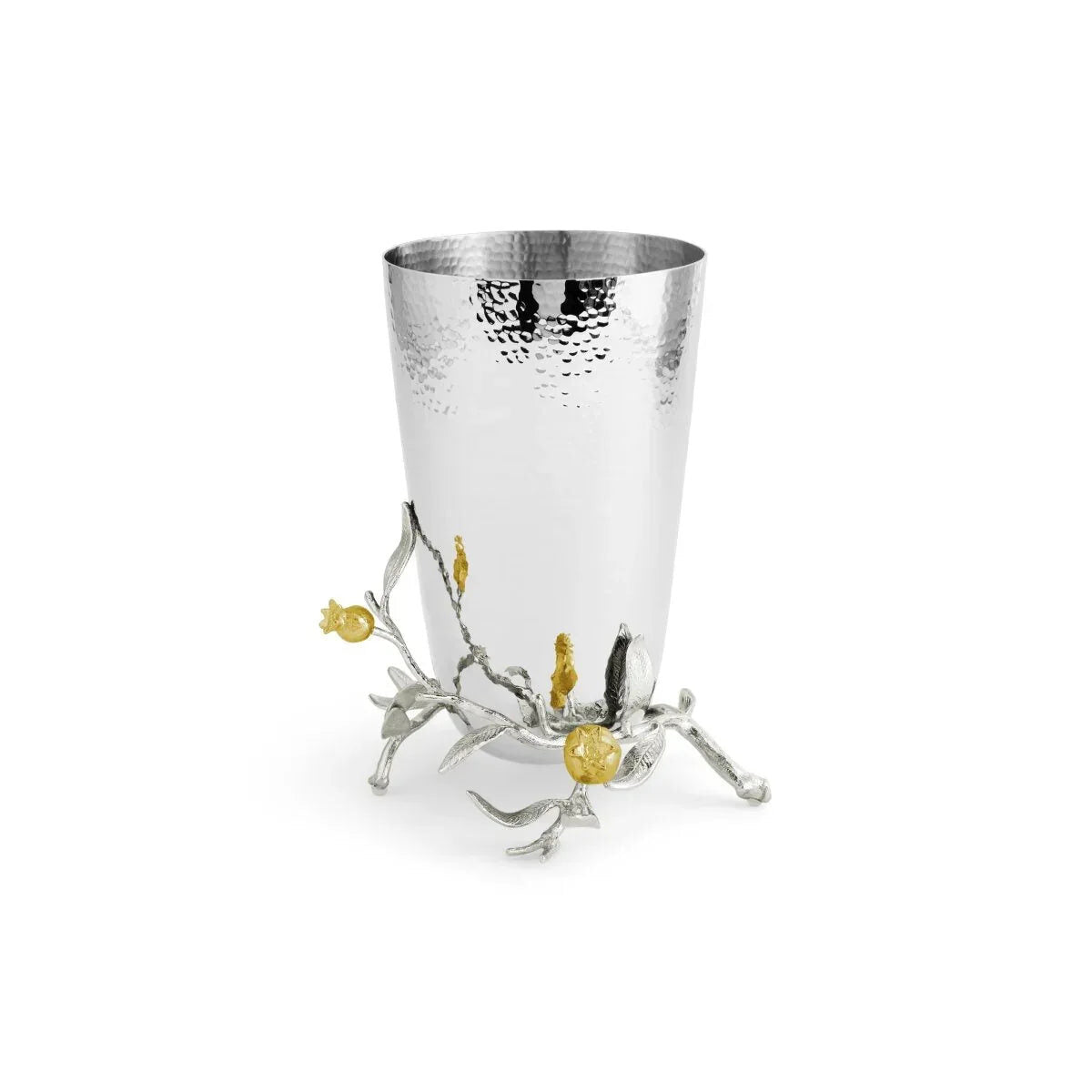 Michael Aram Pomegranate Silver & Gold Vase β Medium