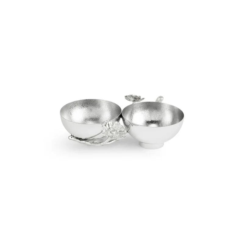 Michael Aram Poppy Double Dish Serving Bowl