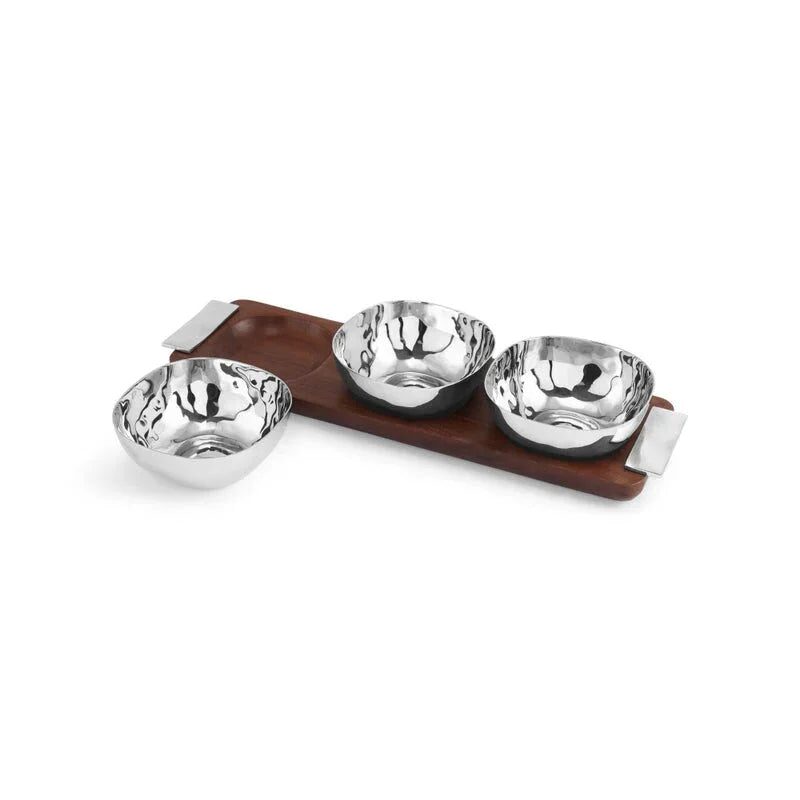 Michael Aram Reflective Triple Bowl, alternate view