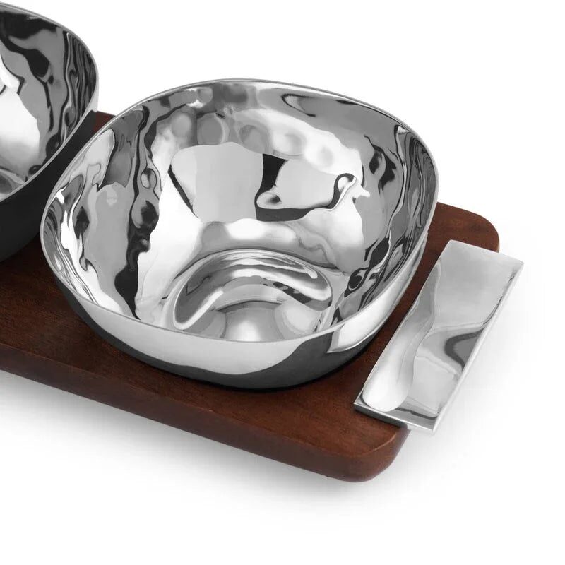 Michael Aram Reflective Triple Bowl, alternate view