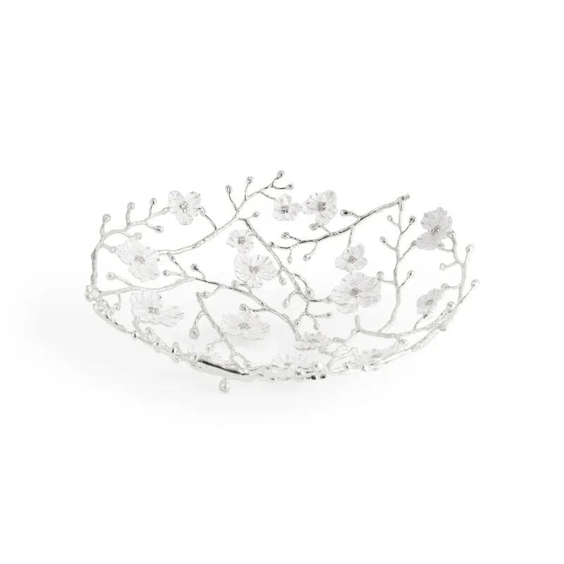 Michael Aram Silver Orchid Basket