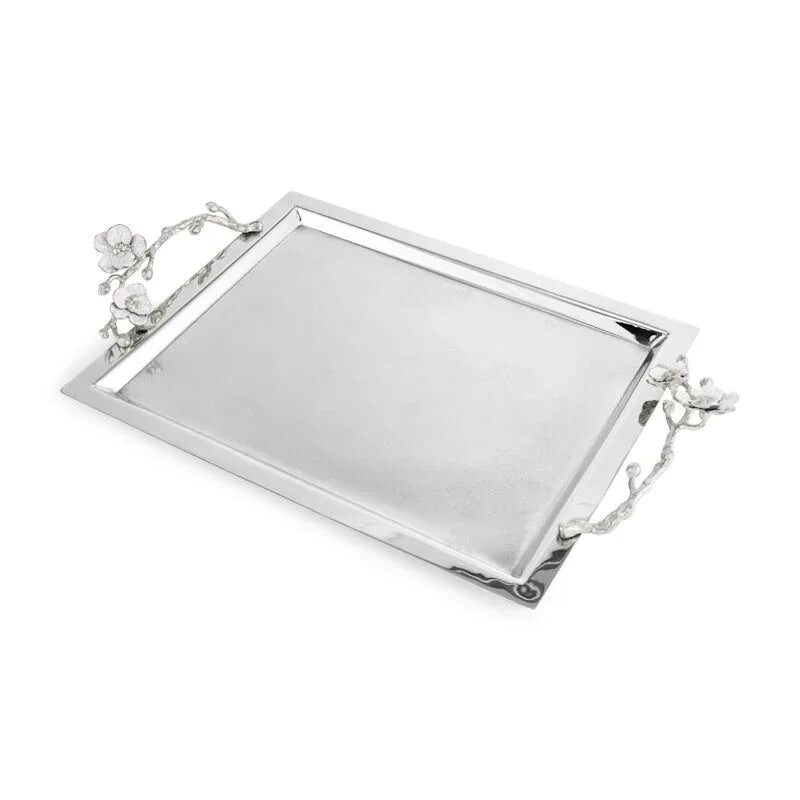 Michael Aram Silver Orchid Large Tray, alternate view
