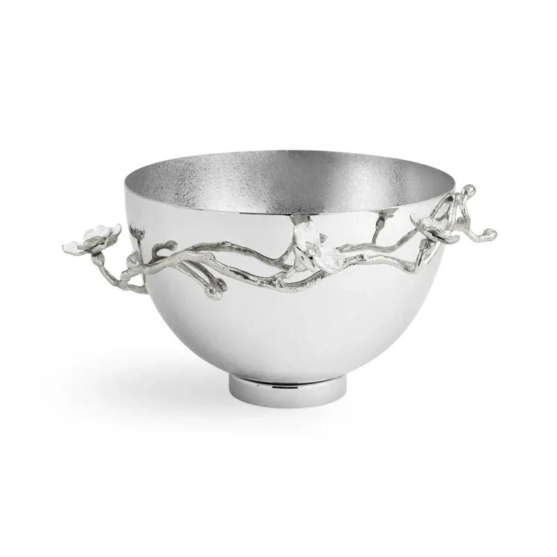 Michael Aram Silver Orchid Medium Bowl
