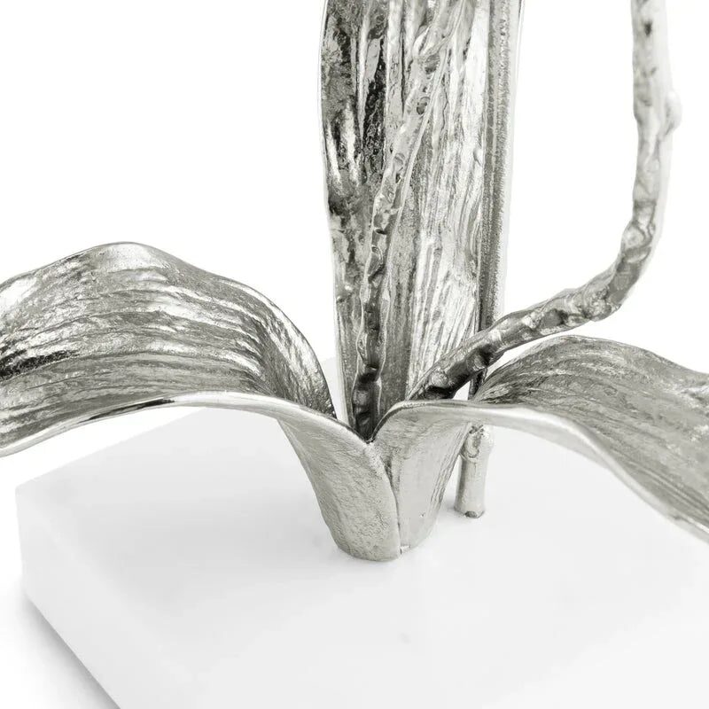 Michael Aram Silver Orchid Stem Sculpture Large, alternate view