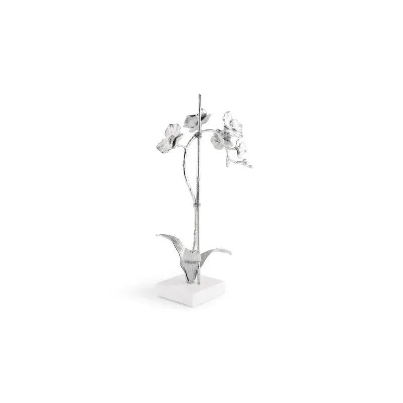 Michael Aram Silver Orchid Stem Sculpture Small, alternate view