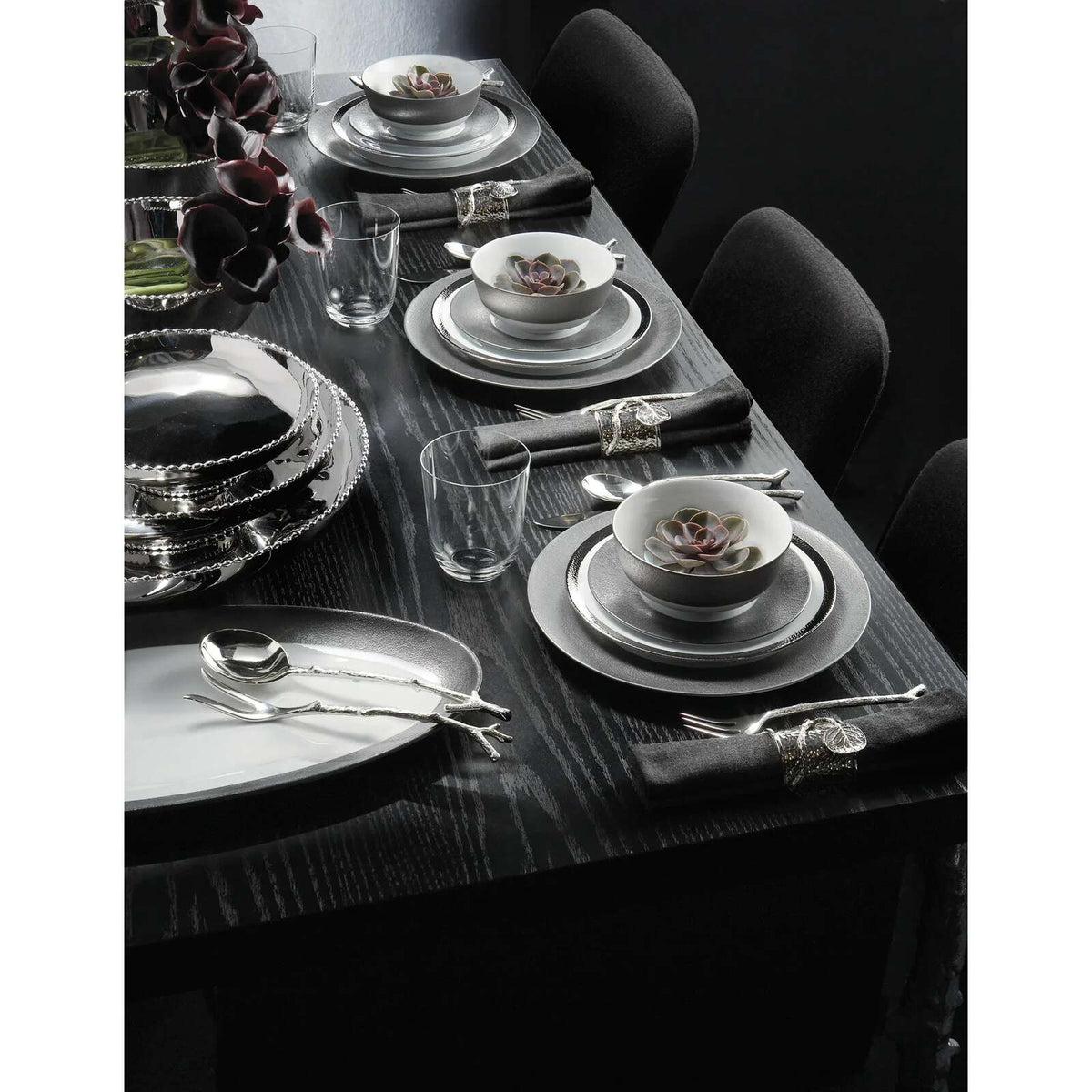 Michael Aram Silversmith Dinnerware Set, lifestyle view