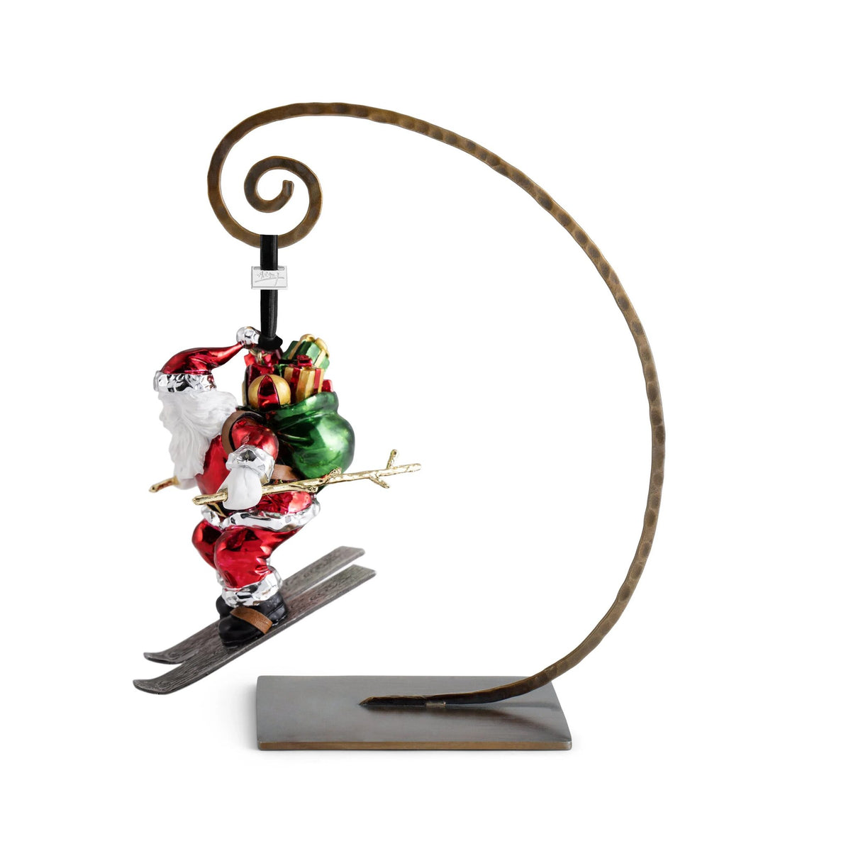 Michael Aram Skiing Santa Ornament, alternate view