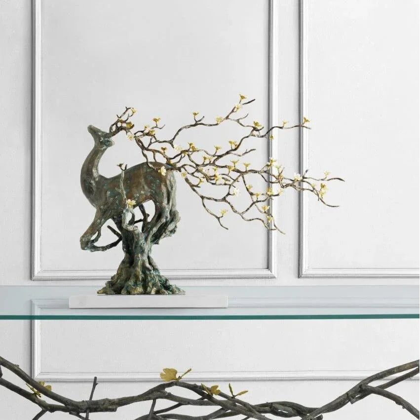 Michael Aram Stag Sculpture - Limited Edition, lifestyle view