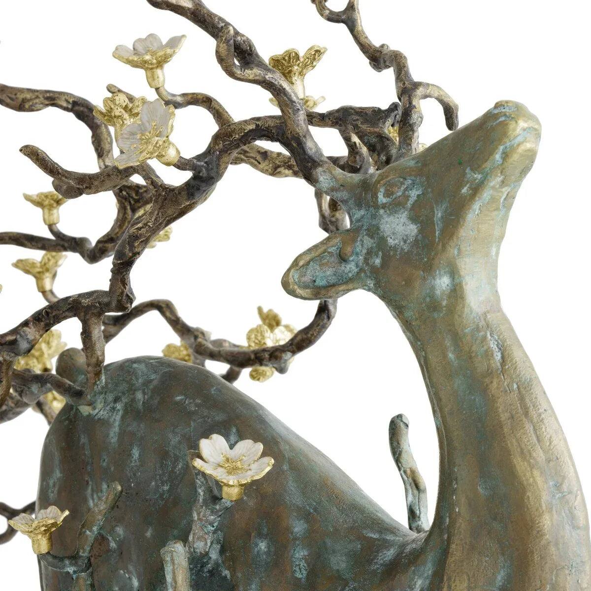 Michael Aram Stag Sculpture - Limited Edition, lifestyle view