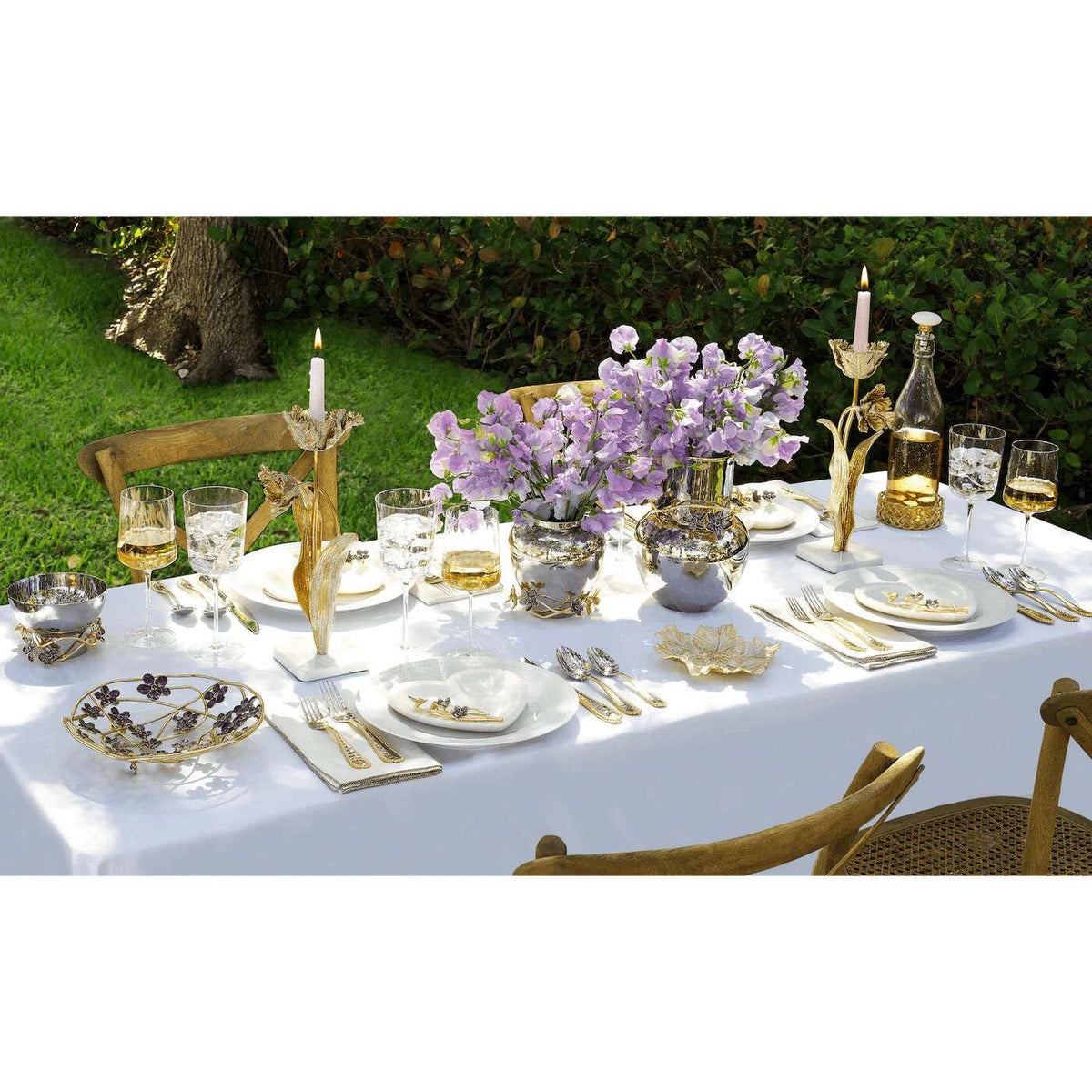 Michael Aram Tulip Candleholders, alternate view