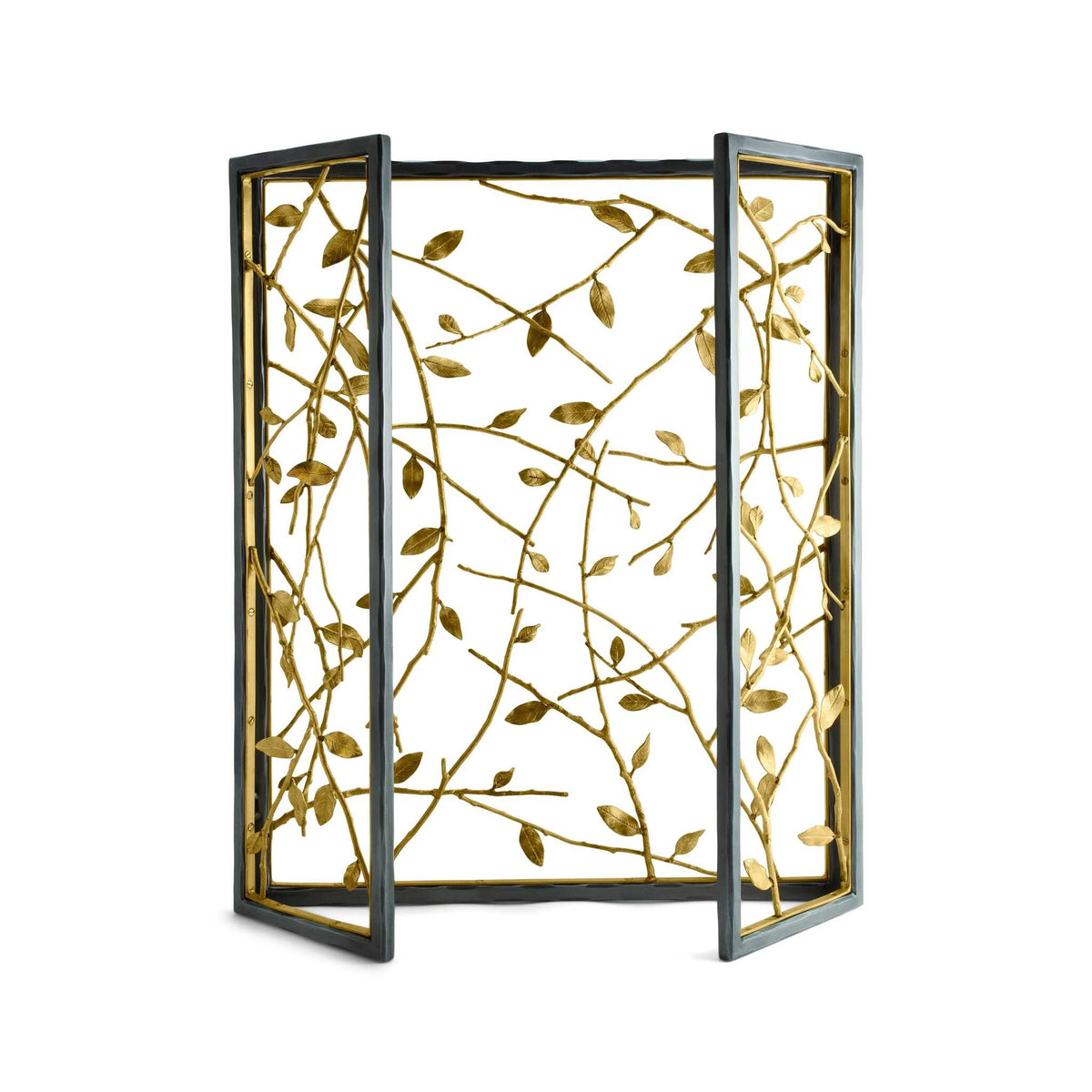 Michael Aram Twig & Leaf Decorative Fireplace Screen, alternate view