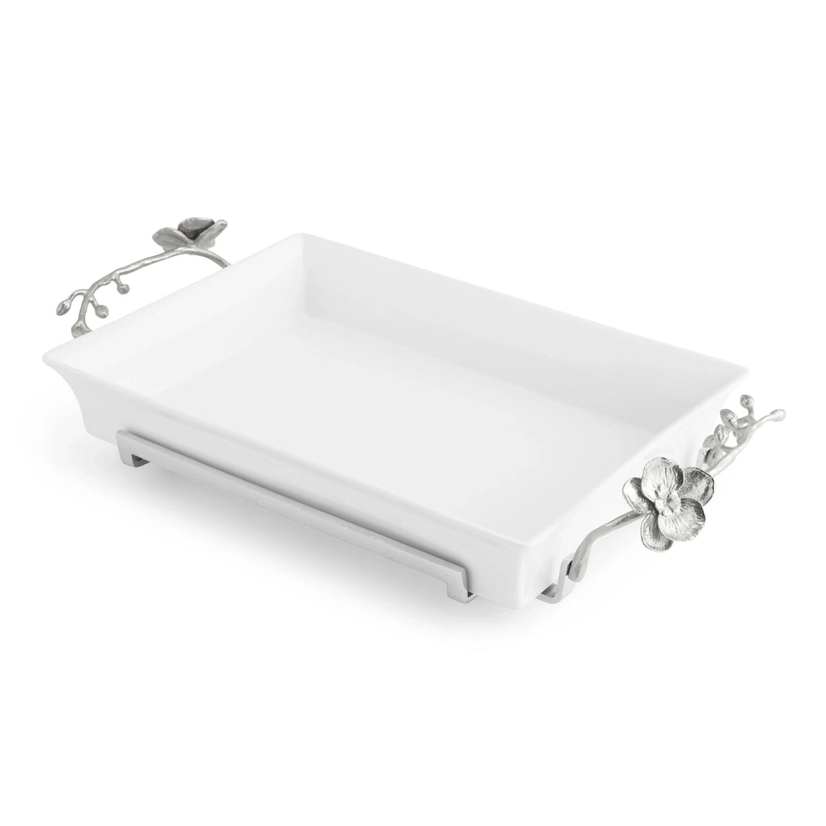 Michael Aram White Orchid Casserole Dish, alternate view