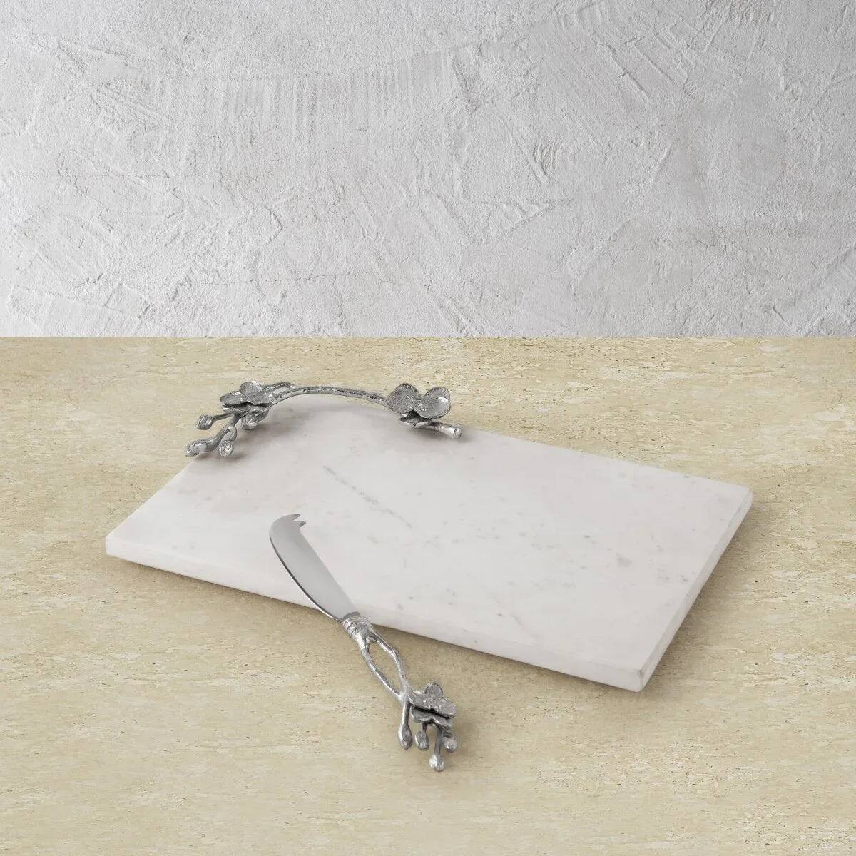 Michael Aram White Orchid Cheese Board with Knife Cheese Plate, alternate view