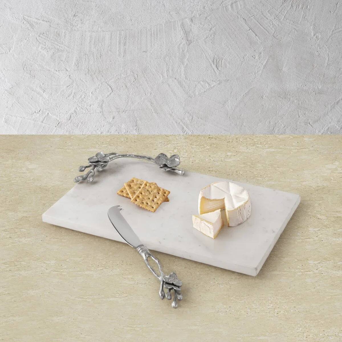 Michael Aram White Orchid Cheese Board with Knife Cheese Plate, alternate view