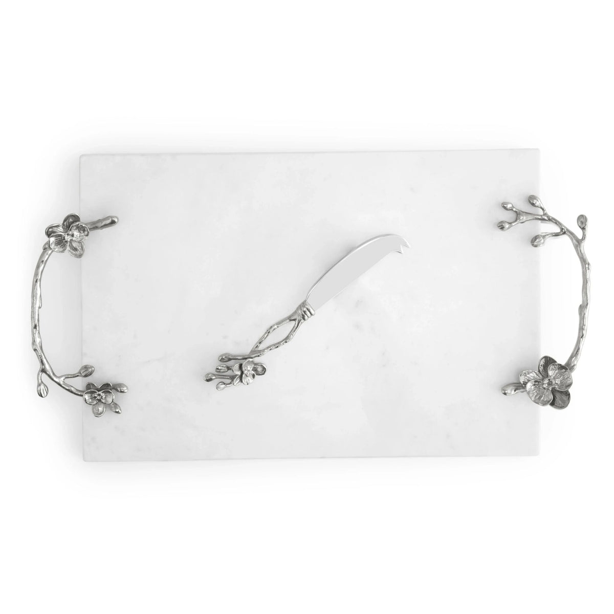 Michael Aram White Orchid Cheese Board with Knife Cheese Plate, alternate view