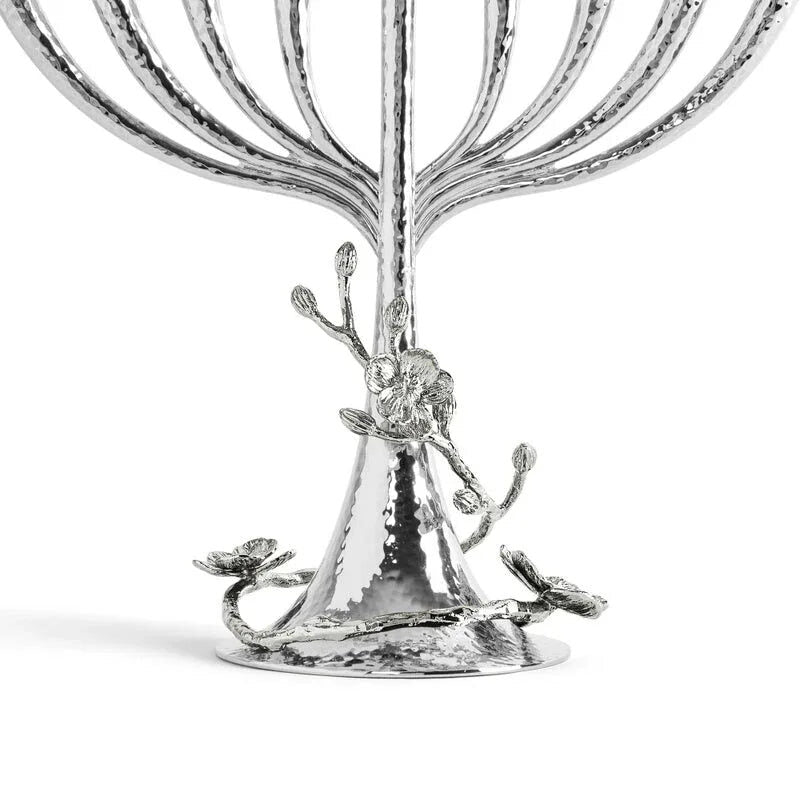 Michael Aram White Orchid Menorah, 11" Tall, view 6