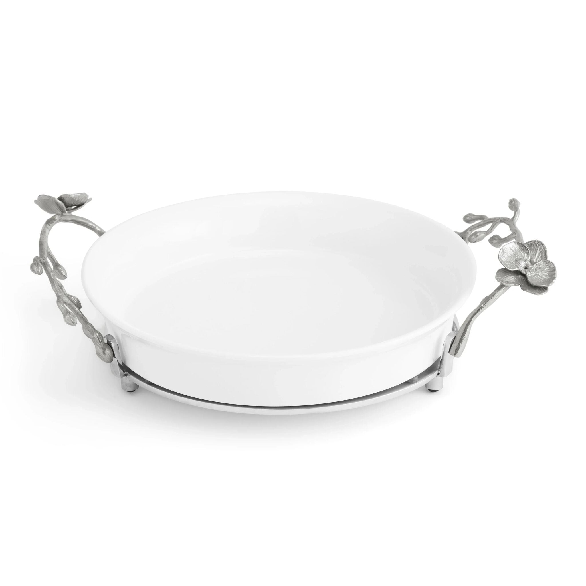 Michael Aram White Orchid Pie Dish Pie Pan