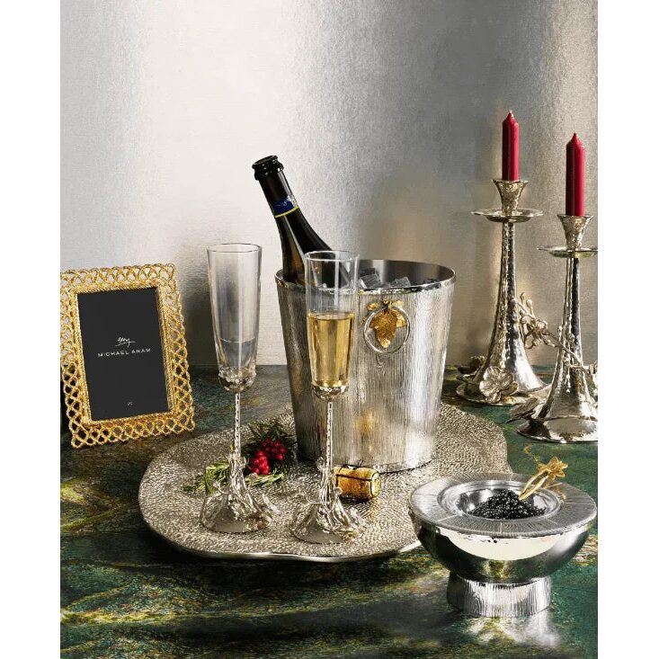 Michael Aram White Orchid Toasting Flute Set, alternate view