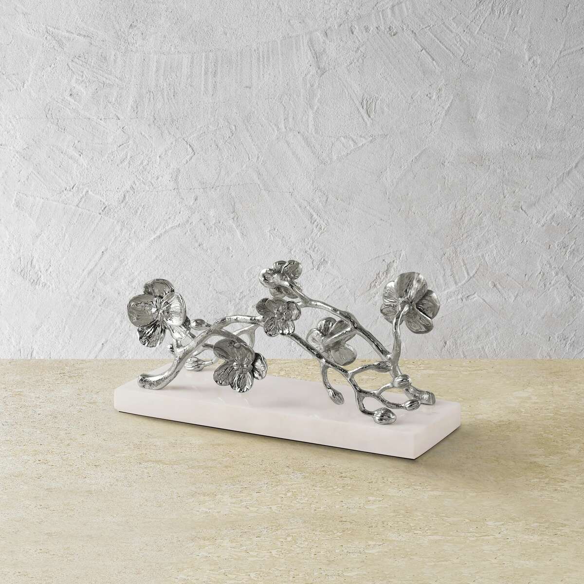 Michael Aram White Orchid Vertical Napkin Holder Commercial Paper Napkin Dispenser, alternate view