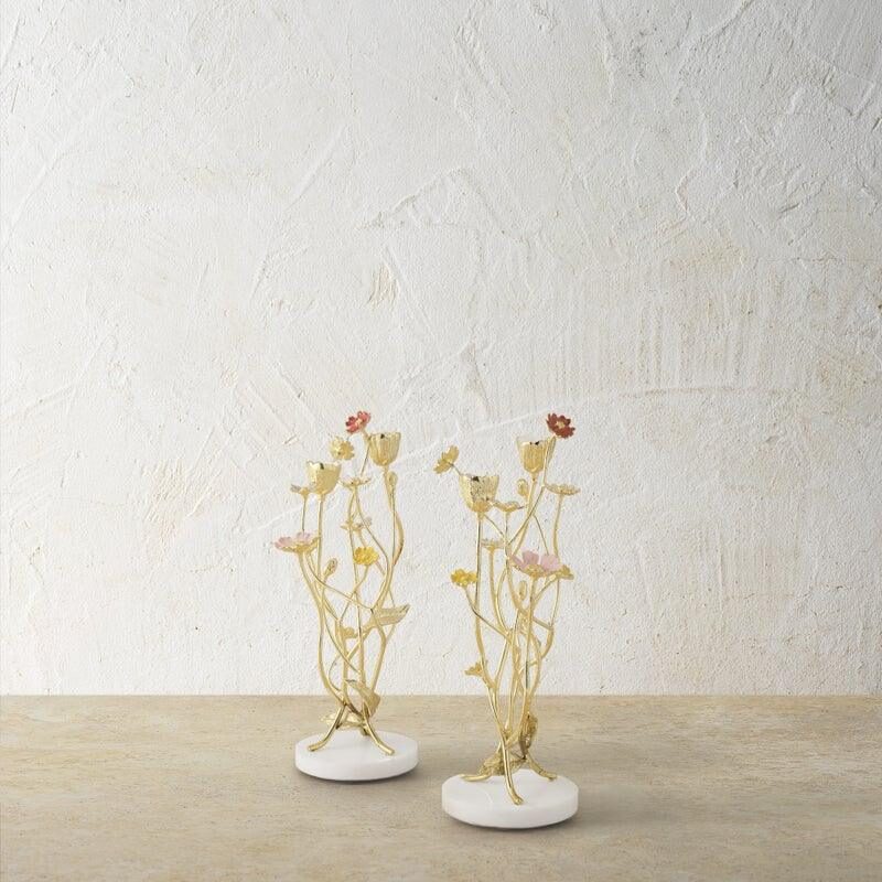 Michael Aram Wildflowers Candleholders S/2, alternate view
