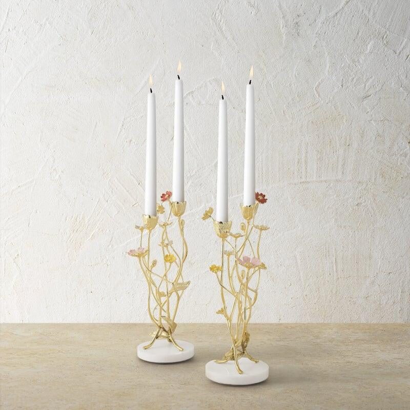 Michael Aram Wildflowers Candleholders S/2, alternate view