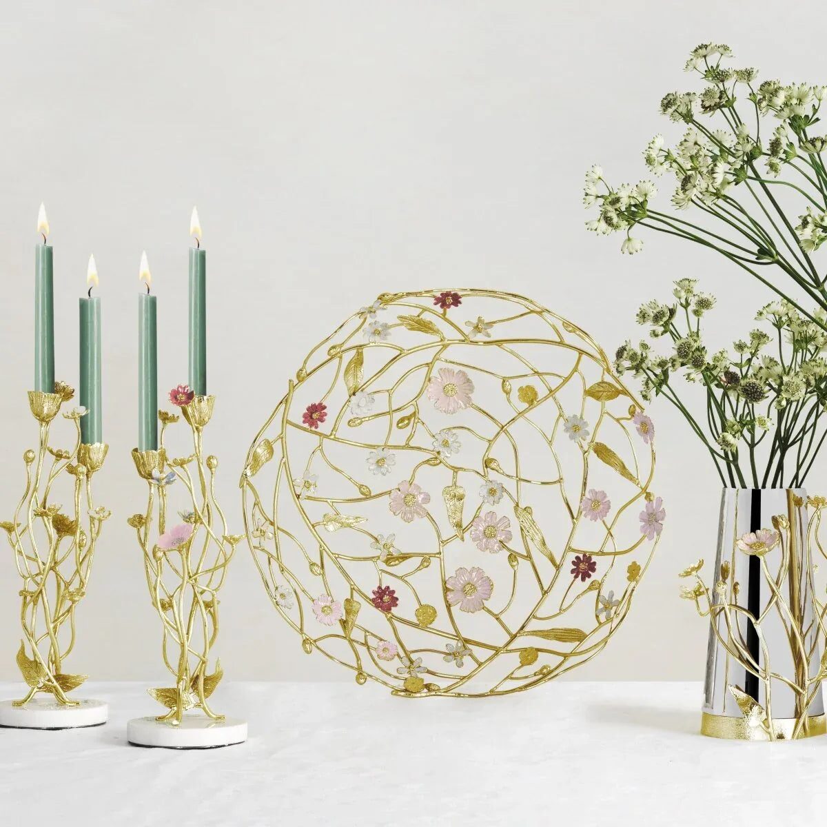 Michael Aram Wildflowers Centerpiece Basket, alternate view