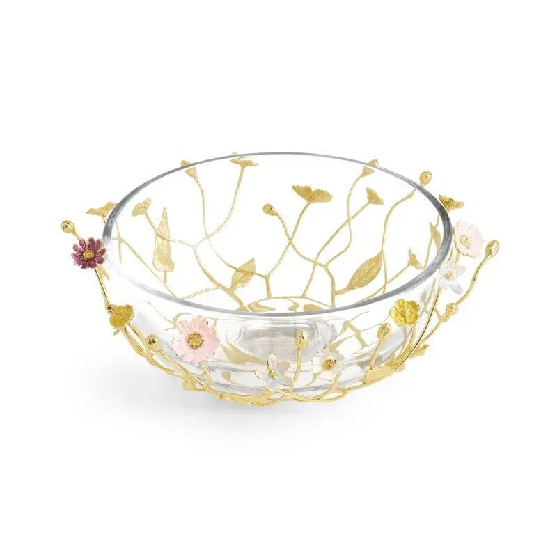 Michael Aram Wildflowers Large Glass Bowl, alternate view