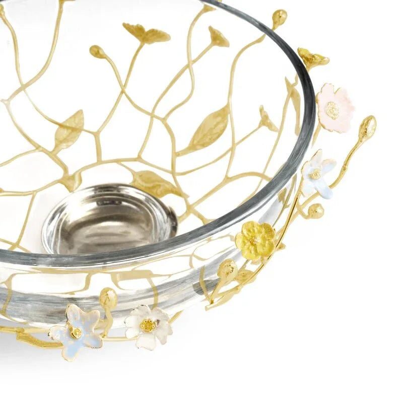 Michael Aram Wildflowers Large Glass Bowl, alternate view