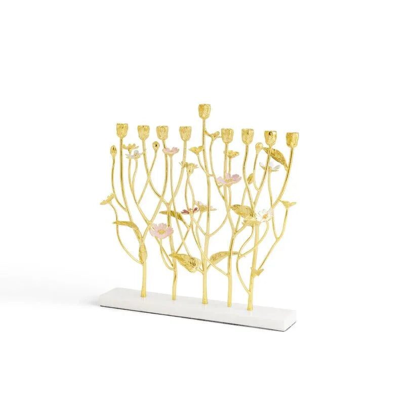 Michael Aram Wildflowers Menorah Candelabra, alternate view