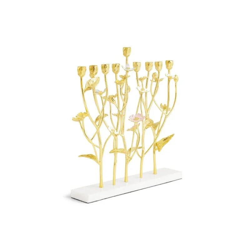 Michael Aram Wildflowers Menorah Candelabra, alternate view