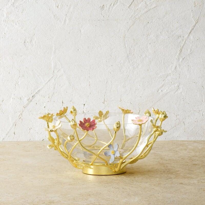 Michael Aram Wildflowers Small Glass Bowl, alternate view