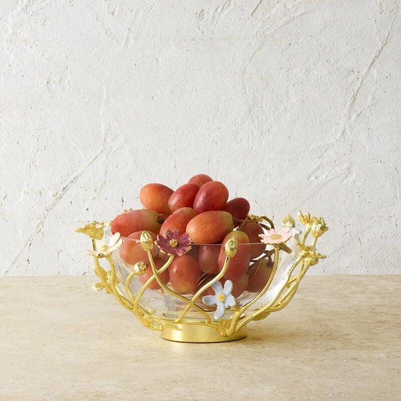 Michael Aram Wildflowers Small Glass Bowl, alternate view