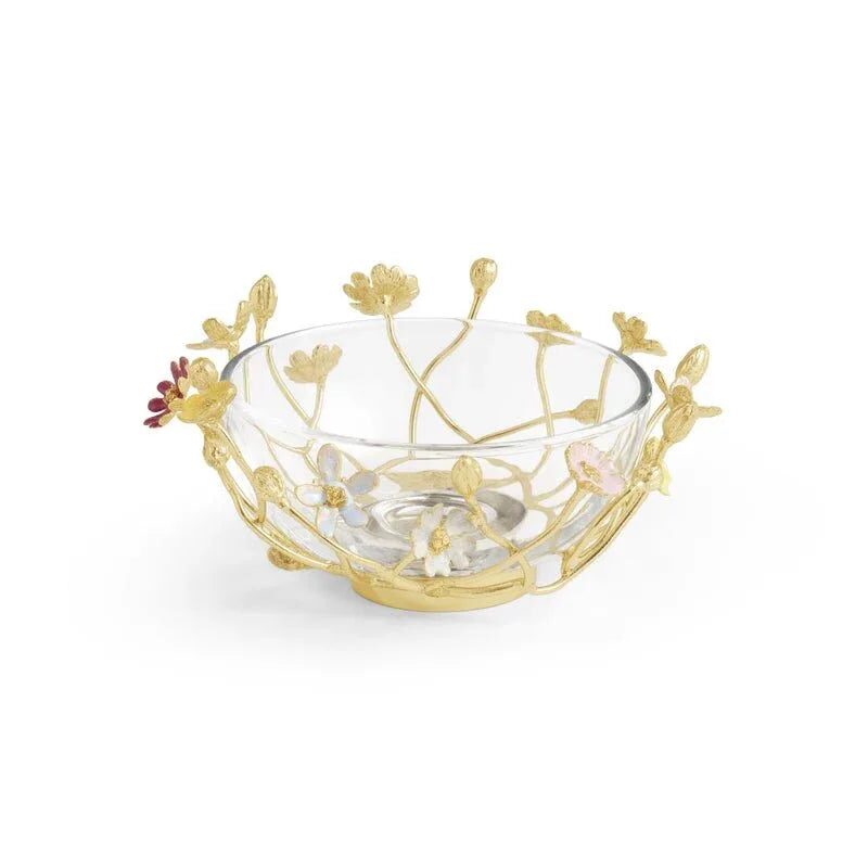 Michael Aram Wildflowers Small Glass Bowl, alternate view