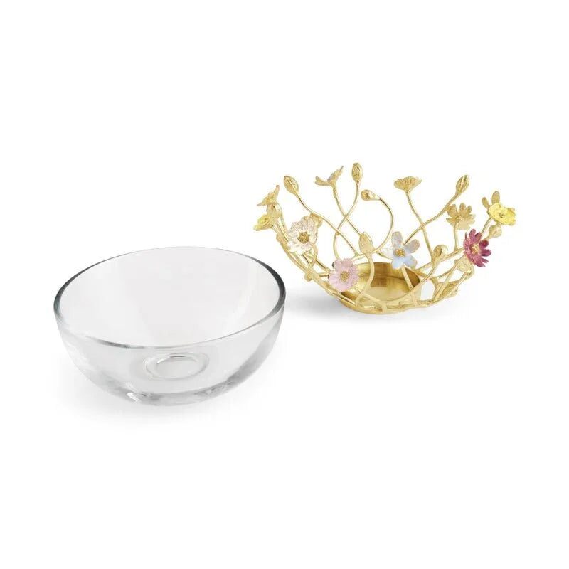 Michael Aram Wildflowers Small Glass Bowl, alternate view